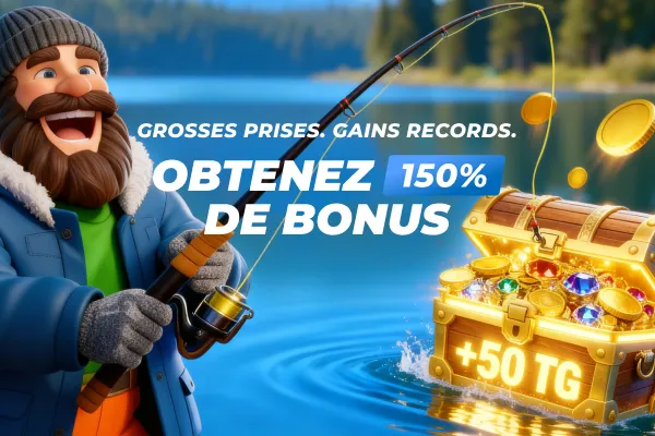 Saisissez votre Bonus de Bienvenue